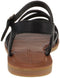 TOMS Sephina Sandal - Platte sandalen - Leer - Zwart - Maat: 37