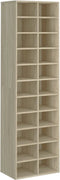 vidaXL Schoenenkast - 54x34x183 cm - 22 vakken - Sonoma eiken