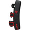 RDX F6 Kara Thai Arm Pads - Kick Pads - Calibrated Impact Diffusion Sheet - Matzwart met Rood