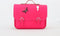 Own Stuff Lederen Boekentas - Fuchsia - Vlinder - Lagere school