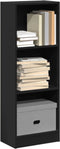 vidaXL - Boekenkast - 40x24x109 - cm - bewerkt - hout - zwart