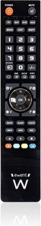 Ewent EW1570 - Universele afstandsbediening - Compatibel met TV DVB-C/DVB-T/SAT/DVD/VCR/Blu-ray/Hi-Fi - Zwart