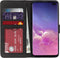 Hoesje Geschikt voor Samsung Galaxy S10 Plus Hoesje Met Pasjeshouder - Luxe Bookcase smartphone - Lichtblauw