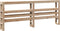 vidaXL - Hoofdbord - met - schappen - 180 - cm - massief - grenenhout
