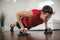 Perfect Fitness Push Up V2 - Opdruksteunen - Draaiende beweging - Zwart