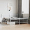 vidaXL - Bedframe - met - hoofd- - en - voeteneinde - metaal - wit - 180x200 - cm
