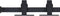 vidaXL - Ophangset - minischuifdeur - 183 cm - zwart