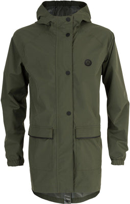 AGU GO Parka Kids - Regenjas Essential - Waterdicht Ademend - Groen - 128