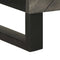 vidaXL - Nachtkastje - 50x33x60 - cm - massief - mangohout - zwart