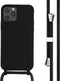 iMoshion Hoesje Geschikt voor iPhone 12 Pro / 12 Hoesje Met Koord - iMoshion Siliconen hoesje met koord - Zwart