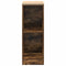 vidaXL - Garagekast - 30x51x85 - cm - massief - grenenhout - gerookt - eiken