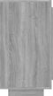 vidaXL - Dressoir - 80x40x75 - cm - grijs - sonoma - eikenkleurig