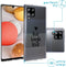 iMoshion Hoesje Geschikt voor Samsung Galaxy A42 Hoesje Siliconen - iMoshion Design hoesje - Transparant / Zwart / Live Laugh Love