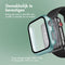 imoshion Screenprotector - Geschikt voor Apple Watch Series 4 / 5 / 6 / SE - 44mm - Full Cover Hard Case / Beschermend Hoesje - Donkergroen