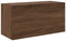 vidaXL - Badkamerwandkast - 60x25x30 - cm - bewerkt - hout - bruin - eikenkleur