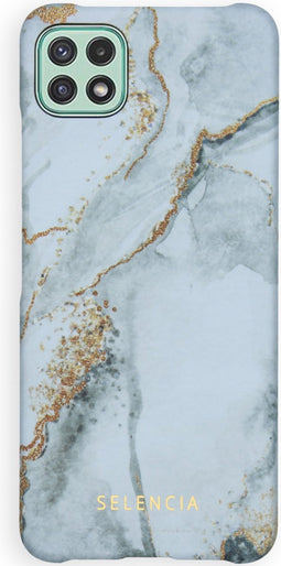 Selencia Hoesje Geschikt voor Samsung Galaxy A22 (5G) Hoesje - Selencia Maya Fashion Backcover - grijs