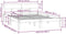 vidaXL - Bedframe - massief - grenenhout - grijs - 120x200 - cm