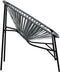 vidaXL - Set - tuinstoelen - 3-delig - poly - rattan - zwart - en - lichtgrijs
