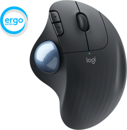 Logitech M575 - Draadloze Trackball - Ergonomisch ontwerp - Grafiet