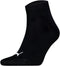 Puma - Unisex Quarter Plain Enkelsokken - Gerecycled materiaal - Zwart (3-pack)