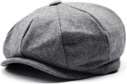 Manhattan 1923 Newsboy Cap - Wol - Lichtgrijs
