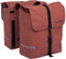 New Looxs Odense Double - Dubbele Fietstas - Geschikt voor Elektrische Fietsen - Waterafstotend Polyester 39 Liter - Roestbruin