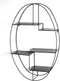 Wandrek - Metaal - 44 x 16 x 71 cm - Zwart