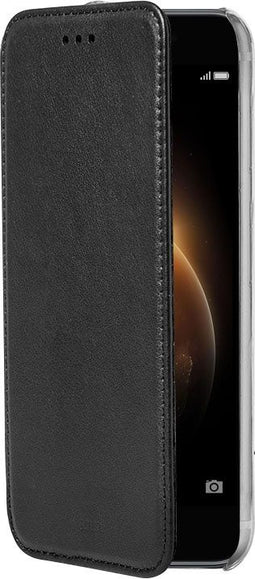 Azuri Huawei Y6 II Compact - Flip cover - Onzichtbare magnetische sluiting - Zwart
