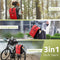 RADGEIST 3in1 fietstas voor bagagedrager - fietsrugzak - draagtas - schoudertas - met laptopvak - wa