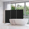 Angel Living Kamerscherm - 3 Panelen - 243x169cm - Zwart - Vrijstaand