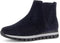 Gabor Dames Instappers - sneaker laarsje op flexzool H-leest - blauw