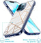 iMoshion Hoesje Geschikt voor iPhone 12 Pro / 12 Hoesje Siliconen - iMoshion Design hoesje - Wit / Meerkleurig / Goud / White Graphic