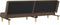 vidaXL - Slaapbank - 2-zits - stof - taupe