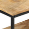 vidaXL - Dressoir - 150x30x75 - cm - ruw - mangohout
