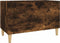 vidaXL - Platenkast - 74,5x38x48 - cm - bewerkt - hout - gerookt - eikenkleurig