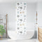 vidaXL - Doucherolgordijn - 60x240 - cm - stofbreedte - 56 - cm