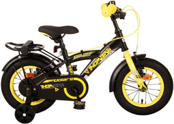 Volare Thombike - Kinderfiets - 12 inch - 2 Handremmen - Zwart Geel