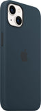 Apple iPhone 13 - Siliconen Case met MagSafe - Krasbestendig - Abyss Blauw
