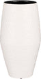 Mica Decorations Vaas Morris - Keramiek - Wit - 25 x 45 x 25 cm (BxHxD)