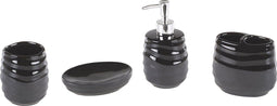 Beliani CHANCO - Badkamerset - Zwart - Keramiek