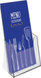 Europel Folderbakje – Flyers – 1/3 A4 – 9,9 x 21 cm – Glasheldere presentatie – Beurzen en kantoren