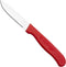 RÖR Solingen Keukenmes met Fijne Kartel - RVS - Lemmet 7 cm - Heft Rood