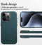 Accezz iPhone 15 Pro - Back Cover - MagSafe Leather - Cedar Green