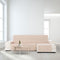 Hoes voor chaise longue met korte armleuning rechts Eysa AQUA Oranje 100 x 110 x 240 cm