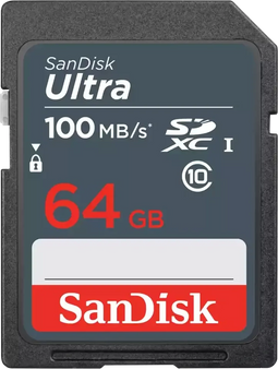 SanDisk Ultra - SDXC UHS-I - 64 GB - Klasse 10
