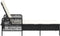 vidaXL - Ligbed - met - Kussen - - - Zwart - Poly - Rattan