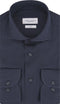 Profuomo Travel Overhemd - Heren - Stretch - Blauw - Maat 40