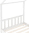 vidaXL - Kinderbedframe - massief - grenenhout - wit - 80x160 - cm