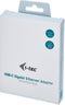 i-Tec USB-C Metal - Gigabit Ethernet Adapter - 1x RJ-45 - Zwart