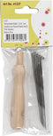 Viltnaald houder, l: 9 cm, 1set